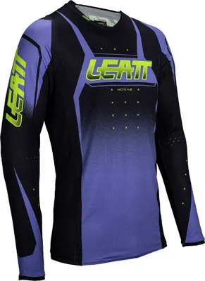 Productafbeelding van Leatt 4.5 Lite Venom 2025 motorcross shirt, zwart/paars/neon groen, maat L