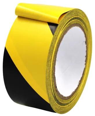 Produktbild von Epat Vinyl-Warnband gelb-schwarz 60mm 33m