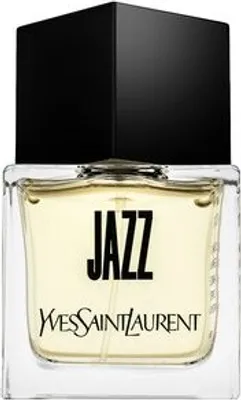 A product shot of a bottle of Yves Saint Laurent Jazz Eau de Toilette.