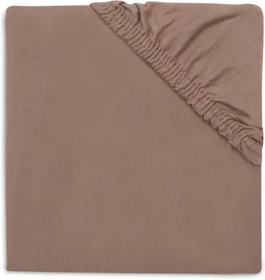 Immagine prodotto di DXHome, lenzuolo in jersey, per culla, colore marrone chiaro, 75 x 95 cm, 100% cotone,  Oeko-Tex