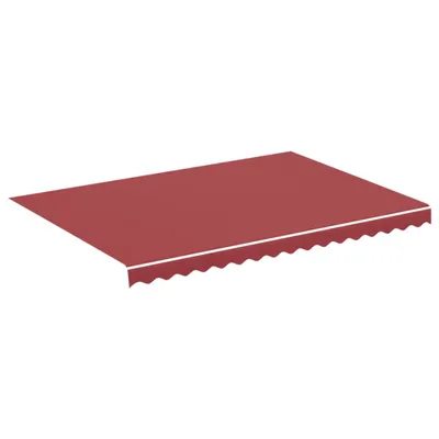 Image de vidaXL Toile de store rouge bourgogne 3,5x2,5 m