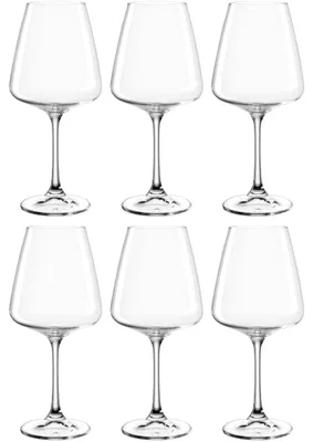 Zdjęcie produktu dla LEONARDO Paladino, Szklanki do każdego rodzaju wina, Kieliszek standardowy, Szkło, Przezroczysty, Przezroczyste, 540 ml