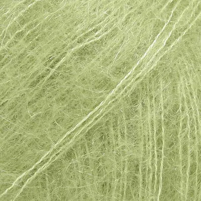 Produktbild von DROPS Kid-Silk Garn, 75% Mohair/25% Seide, 210m/25g - Grüner Apfel, Edler Strickluxus