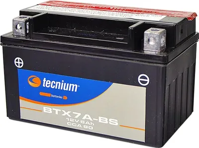 Obrázok produktu pre Bezúdržbová batéria TECNIUM dodávaná s kyselinou - BTX7A-BS