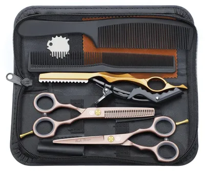 Image de Ciseaux de coiffure professionnels, 5,5 pouces - Ensemble pour la coiffure