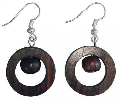 Produktbild von Ohrringe aus Holz, Nr.22, VE5