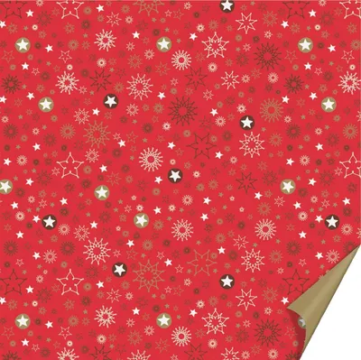 Image de Heyda 204875557 Feuilles "Stardust" 15 x 15 cm rouge