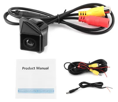 Imagen del producto de Cámara de visión trasera, cámara de automóvil CCD para marcha atrás, compatible con el modelo Previa europeo de 2012
