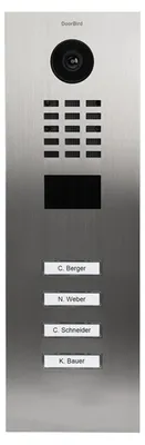 Immagine prodotto di DoorBird D2104V Videocitofono IP in acciaio inox V2A