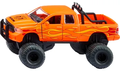 Produktbild von Siku RAM1500 with balloon tyres, Modell-Pickup, Vormontiert, 1:50, RAM 1500, Unisex, Kunststoff
