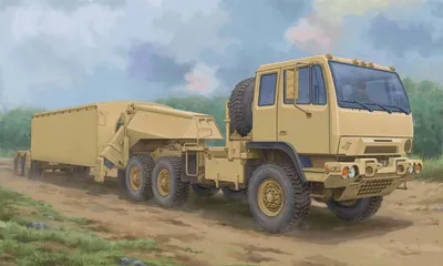 Produktbild von TRUMPETER TRU01098 M1088 FMTV Tractor with AN/TPY-2 X Band Radar