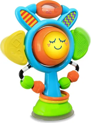Produktbild von Dumel Babyrassel Rasseln Baby Spielzeug Sonne an einem Saugnapf