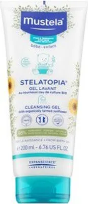 Produktbild von Mustela Bébé Stelatopia Cleansing Gel reinigendes Nährgel für trockene und atopische Haut 200 ml