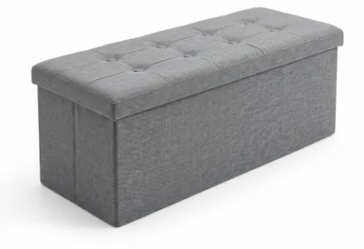 Produktbild von Rechteckiger Hocker mit Stauraum, faltbar, 110 × 38 × 38 cm