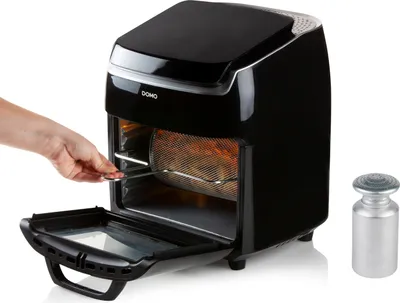 Produktbild von Domo Heißluftfritteuse Mini Backofen Grill mit Rotierkorb & Salzstreuer 10Ltr.