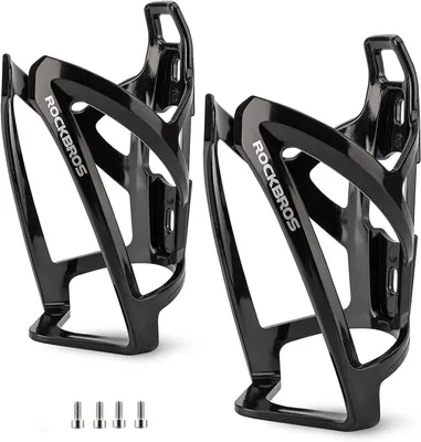 Produktbild von ROCKBROS 2 pcs Flaschenhalter Fahrrad Trinkflaschenhalter, 35g, für MTB Rennrad Fahrrad, schwarz