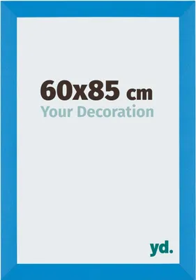Image de Cadre de puzzle 60x85 cm - Bleu clair - MDF - Mura