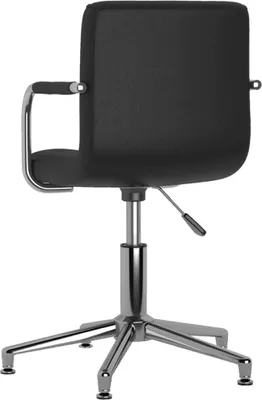 Produktbild von vidaXL Esszimmerstühle 2 Stk. Drehbar Schwarz Kunstleder