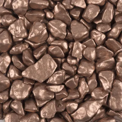 Produktbild von Dekosteine Farbsteine Dekogranulat 9-13mm 1000g in versch. Farben-Farbe:kupfer