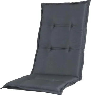 Produktbild von Madison Tuinstoelkussen hohe Rückenlehne 50x123 cm grau, wasserabweisend, 7 cm dick, für Gartenstühle
