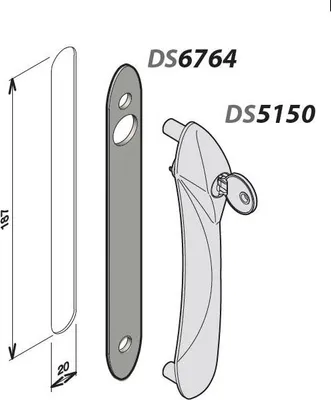 Image de Platine pour Solo et Senzo LA CROISEE DS Noir - DS6764-013