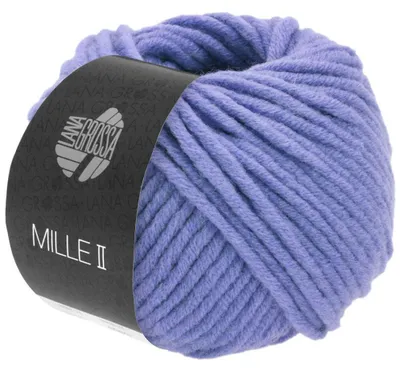 Produktbild von Lana Grossa MILLE II 50 g strapazierfähiges Mischgarn mit Wolle 55 m Farbe 153 - Lila
