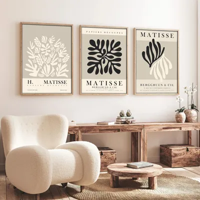 Immagine prodotto di Wallity, Huhu257 - 50 x 70, quadro decorativo in MDF con cornice (3 pezzi), multicolore, 100% MDF, 50 x 70 cm