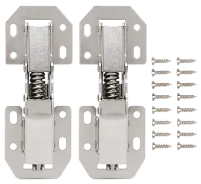 Produktbild von 2 Sets Scharniere, kaltgewalzter Stahl, Brückenscharniere, Schranktüren, Möbelzubehör