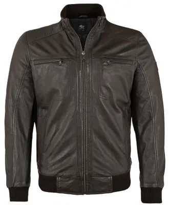 Produktbild von OTTO KERN - Herren Lederjacke Blouson Lammnappa dunkelbraun : 60