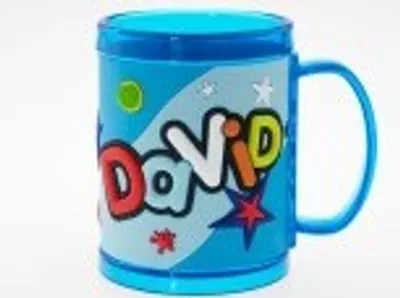 Produktbild von John Hinde Namensbecher für Kinder Name David