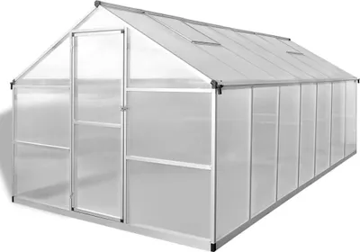 Obrázok produktu pre vidaXL Skleník vystužený hliníkom 10,53 m²