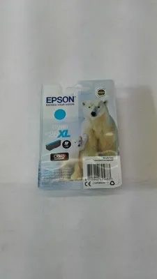 Produktbild von Epson Polar bear Singlepack Cyan 26XL Claria Premium Ink, High (L) Yield, Cyan, 9,7 ml, 1 Stück(e), 700 Seiten, Einzelpackung