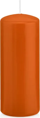 Produktbild von Stumpenkerzen Aprikose 120 x Ø 48 mm, 24 Stück, russarm, tropffrei