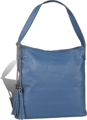 Produktbild von Toscanto Tasche jeansblau Schultertasche groß 40x30cmx12cm D2OTT180SM6