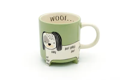 Produktbild von Winkee - Cute Animal Kaffeetassen | Die süße Kaffee-Tasse & Tee-Becher in groß | XXL Tasse ca. 450 ml | Cute Coffee Mug | Geschenk für Geburtstag, Einschulung, Weihnachten, Valentinstag