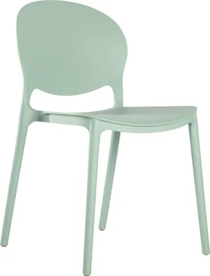 Produktbild von Designstuhl aus Polypropylen, Farbe salbei