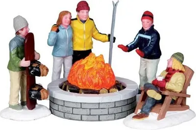 Produktbild von Weihnachtsfigur Fire pit LEMAX