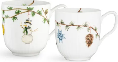 Produktbild von Kähler Design - Hammershøi Jul Weihnachtsbecher 2019 und 2020, 33 cl