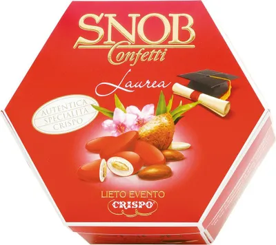 Produktbild von CONFETTI CRISPO | Monoimbustato Lieto Evento | SNOB ROSSO | 500 gr