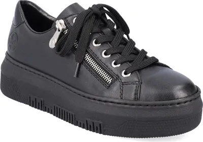 Zdjęcie produktu dla Rieker sneaker damski M1921-00 Kolor: Czarny Rozmiar: 38