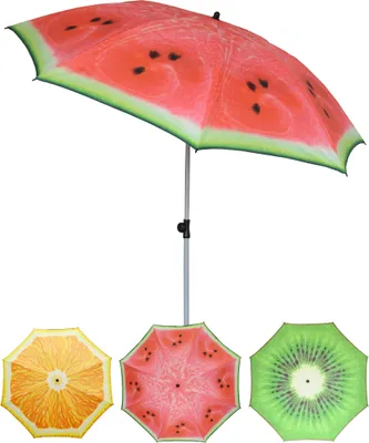 Produktbild von Hot Parasol 180 cm Fruit Design, 3 prints