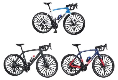 Productafbeelding van Speelgoedfiets, metalen, kleurrijk, 20,5 cm. Speelgoedfiets