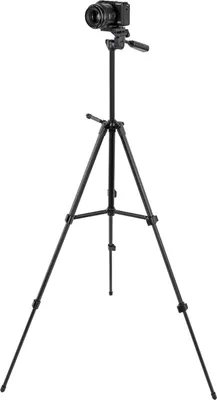 Produktbild von Reisestativ Aluminium leicht & kompakt 135cm Höhe Kugelkopf DSLR Kamera bis 3 kg