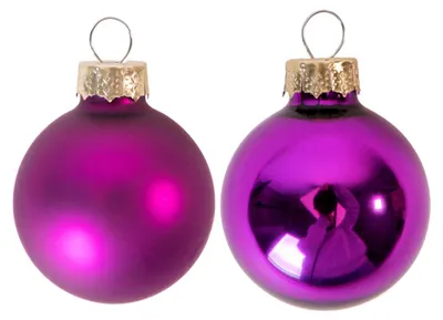 Produktbild von TrendLine Deko Set aus 16 Christbaumkugeln 3,5 cm Lila