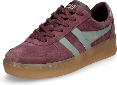 Obrázek produktu pro Dámské tenisky Gola Grandslam Suede vínově červené světle zelené