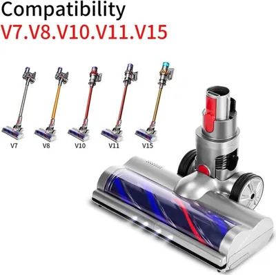 Produktbild von Bürste kompatibel mit Dyson V7 V8 V10 V11 V15, Turbo Bürstenkopf mit Direktantrieb