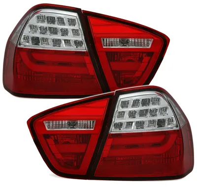 Produktbild von Eagle Eyes LED Rückleuchten Set in Rot Weiss für 3er BMW E90, Bj. 2004-2008