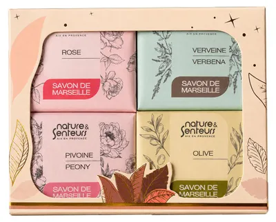 Image de Coffret 4 savons de Marseille