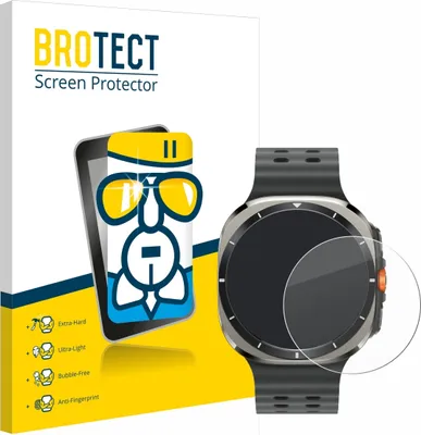 Produktbild von BROTECT Schutzglas für Samsung Galaxy Watch Ultra / Ultra 2 (47 mm) Schutzfolie Panzer Folie Glas Display Schutz klar