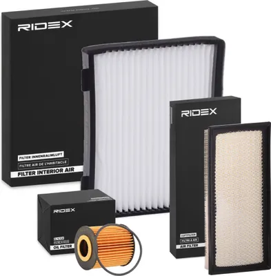 Produktbild von RIDEX Filterset Inspektionspaket Filtersatz für VOLVO V40 Kombi (645) S40 I (644)